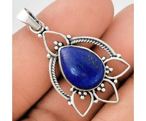 Lapis Lazuli Pendant EXP01898 P-1444, 12x16 mm