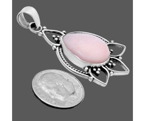 Pink Opal Pendant EXP01927 P-1444, 13x18 mm