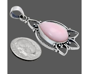 Pink Opal Pendant EXP01938 P-1444, 13x18 mm