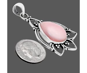 Pink Opal Pendant EXP01952 P-1444, 13x18 mm