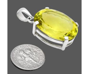 Green Gold Pendant EXP01963 P-1013, 18x24 mm