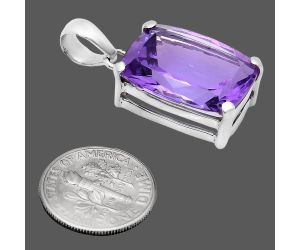 Amethyst Pendant EXP01968 P-1013, 14x20 mm