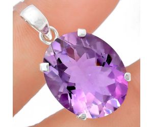 Amethyst Pendant EXP01994 P-1013, 18x22 mm