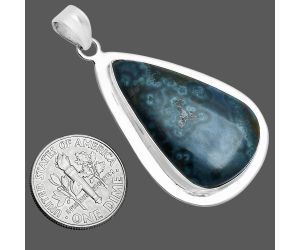 Shattuckite Pendant EXP02000 P-1076, 19x31 mm