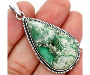 Utah Variscite Pendant EXP02062 P-1056, 19x34 mm