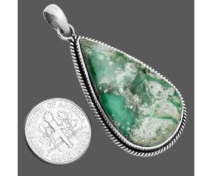 Utah Variscite Pendant EXP02062 P-1056, 19x34 mm