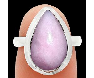 Pink Opal Ring size-7 EXR01039 R-1007, 10x16 mm