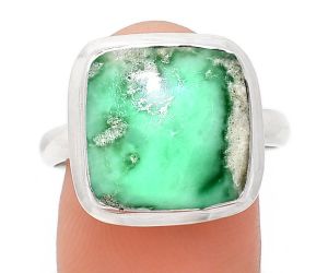 Utah Variscite Ring size-9.5 EXR01058 R-1007, 13x13 mm