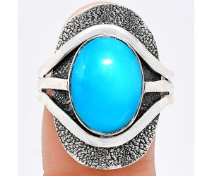 Sleeping Beauty Turquoise Ring size-9.5 EXR01066 R-1402, 10x14 mm