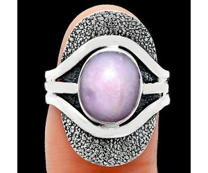 Pink Opal Ring size-8 EXR01083 R-1402, 9x11 mm