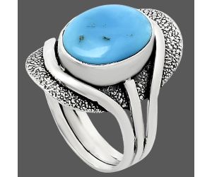 Sleeping Beauty Turquoise Ring size-9.5 EXR01095 R-1402, 10x14 mm