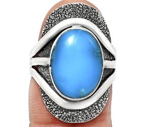 Sleeping Beauty Turquoise Ring size-7 EXR01097 R-1402, 10x14 mm