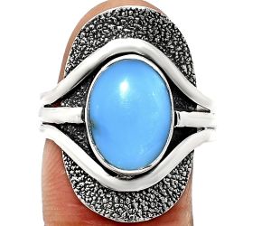 Sleeping Beauty Turquoise Ring size-9.5 EXR01101 R-1402, 9x13 mm