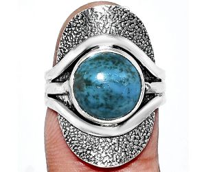 Shattuckite Ring size-7 EXR01102 R-1402, 10x10 mm