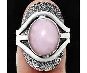 Pink Opal Ring size-8 EXR01108 R-1402, 10x12 mm