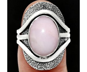 Pink Opal Ring size-8 EXR01109 R-1402, 10x14 mm