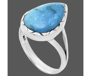 Sleeping Beauty Turquoise Ring size-9.5 EXR01155 R-1074, 12x17 mm