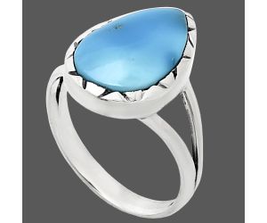 Sleeping Beauty Turquoise Ring size-8.5 EXR01168 R-1074, 11x16 mm