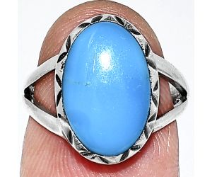 Sleeping Beauty Turquoise Ring size-6 EXR01170 R-1074, 9x14 mm