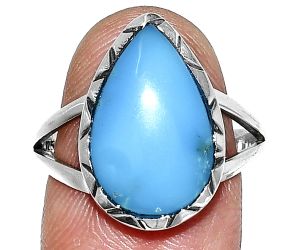 Sleeping Beauty Turquoise Ring size-9 EXR01171 R-1074, 11x17 mm