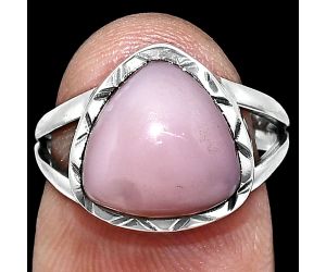 Pink Opal Ring size-6 EXR01187 R-1074, 11x11 mm