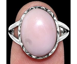 Pink Opal Ring size-8 EXR01189 R-1074, 11x15 mm