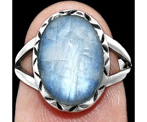 Rainbow Moonstone Ring size-6 EXR01198 R-1074, 10x13 mm