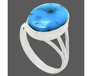 Sleeping Beauty Turquoise Ring size-9.5 EXR01224 R-1003, 12x16 mm