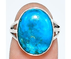 Sleeping Beauty Turquoise Ring size-6 EXR01239 R-1003, 12x16 mm