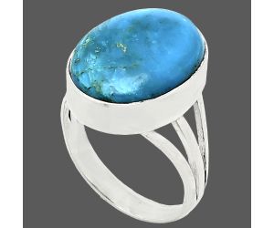 Sleeping Beauty Turquoise Ring size-6 EXR01239 R-1003, 12x16 mm