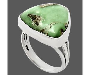 Utah Variscite Ring size-6 EXR01245 R-1003, 16x16 mm