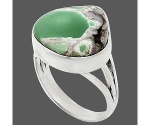 Utah Variscite Ring size-7 EXR01247 R-1003, 15x15 mm