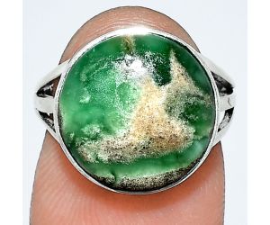 Utah Variscite Ring size-6 EXR01262 R-1003, 14x14 mm