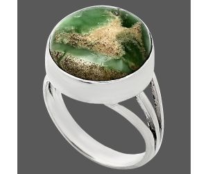 Utah Variscite Ring size-6 EXR01262 R-1003, 14x14 mm