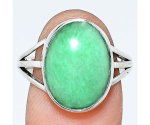 Utah Variscite Ring size-9.5 EXR01263 R-1003, 12x16 mm