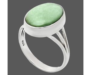 Utah Variscite Ring size-9.5 EXR01263 R-1003, 12x16 mm