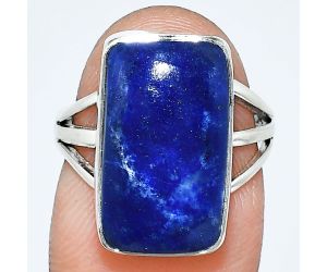 Lapis Lazuli Ring size-6 EXR01274 R-1003, 10x17 mm