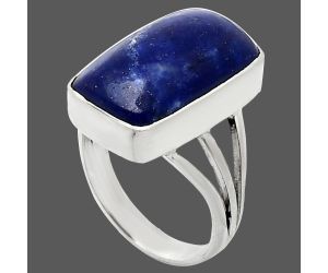 Lapis Lazuli Ring size-6 EXR01274 R-1003, 10x17 mm