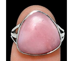 Pink Opal Ring size-7 EXR01282 R-1003, 15x15 mm