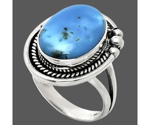 Sleeping Beauty Turquoise Ring size-6 EXR01334 R-1148, 11x15 mm