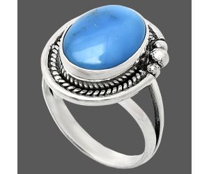 Sleeping Beauty Turquoise Ring size-8 EXR01345 R-1148, 10x14 mm