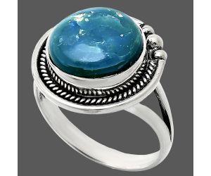 Peruvian Opalina Ring size-9.5 EXR01408 R-1148, 13x13 mm