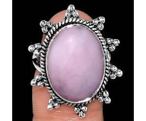 Pink Opal Ring size-7 EXR01442 R-1234, 13x18 mm