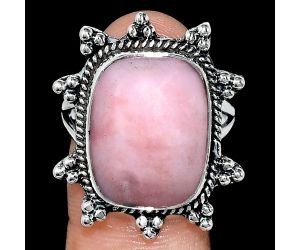 Pink Opal Ring size-10 EXR01443 R-1234, 14x18 mm