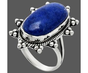 Lapis Lazuli Ring size-9 EXR01469 R-1234, 11x21 mm