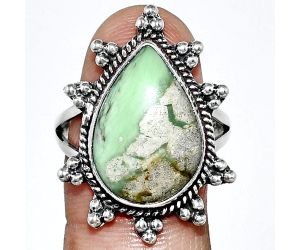 Utah Variscite Ring size-9.5 EXR01471 R-1234, 13x19 mm