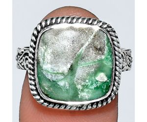 Utah Variscite Ring size-8 EXR01653 R-1067, 13x13 mm