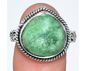 Utah Variscite Ring size-9 EXR01655 R-1067, 14x14 mm