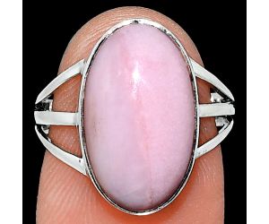 Pink Opal Ring size-7 EXR01772 R-1003, 10x17 mm