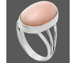 Pink Opal Ring size-7 EXR01848 R-1003, 11x17 mm